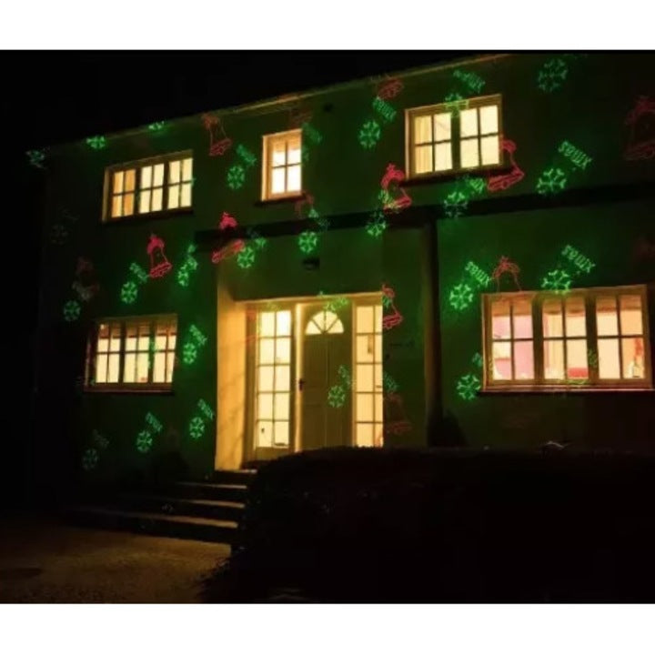Proiector Laser 3D cu Efect Holografic Star Shower Magic, 8 Moduri de Lumină Multicoloră pentru Decor Spectaculos, interior si exterior