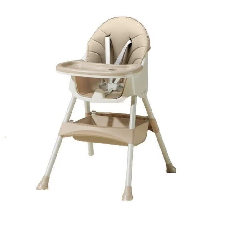 Scaun Multifuncțional 4 în 1– Design Modern și Portabil crem, Reglabil pe Înălțime și Înclinare, Ideal pentru Copii - Imagine 4