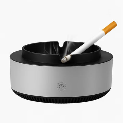 Scrumieră Electrică Inteligentă 2 în 1 cu Purificator de Aer și Aromaterapie, Auto-Stingere, Ventilare Puternică