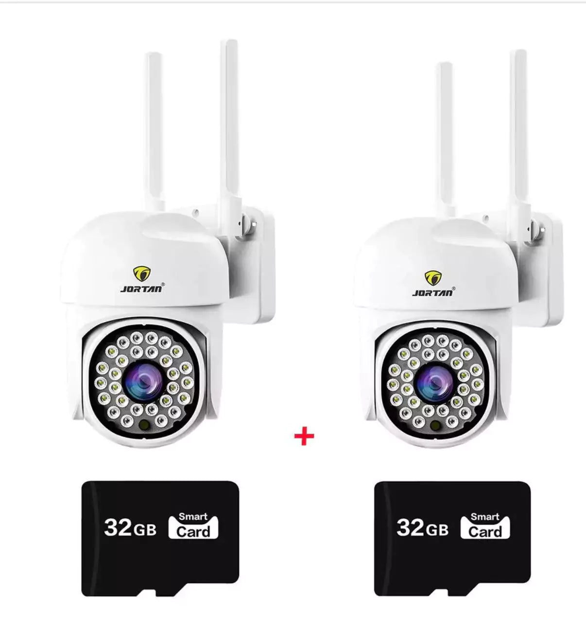 Set 2X Camere Supraveghere Jortan WIFI, Full HD 1080p, Monitorizare Video Wireless