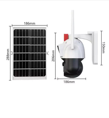 Camera Supraveghere 4G cu Panou Solar – Fără Wi-Fi, Autonome, Exterior, SIM, Viziune Nocturnă