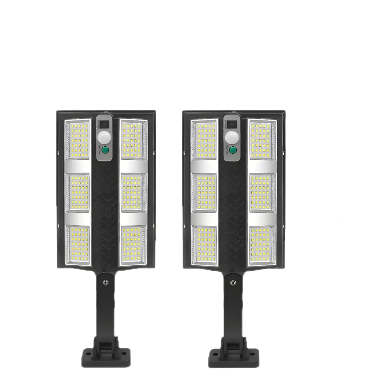 Set 2X Lampă Solară Stradală LED Exterior 200W, 2000 Lumeni, Senzor de Mișcare cu Telecomandă, 230 LED Next Gen, Autonomie până la 8 Ore, Panou Solar cu Încărcare Rapidă, Protecție IP66