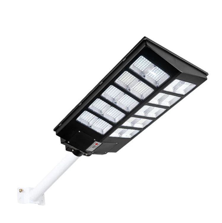 Set 2X Lampi solare LED stradala dubla Jortan® led smd, 1000 W, 3 moduri de functionare, Telecomanda de control, Suport metalic inclus