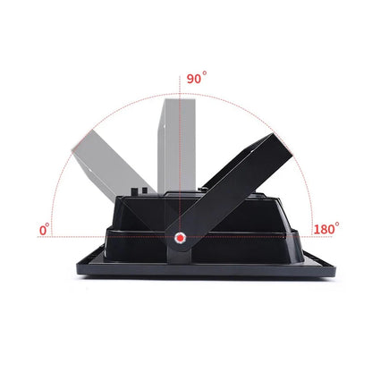 Set 2X Proiector solar LED, Jortan 50W, Corp iluminat, cu incarcare solara, Panou fotovoltaic separat, suport, telecomanda