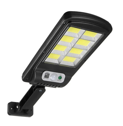 Set 4 x Lampi cu Incarcare Solara 8 celule 150W, Acumulator 2400mAh 160 LED-uri COB, telecomanda, Senzor de Miscare, Autonomie mare