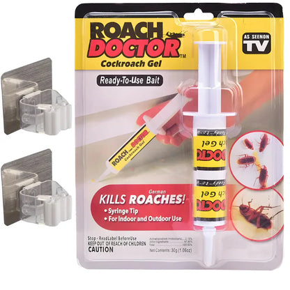 Set 4x Gel Anti-Gândaci Roach Doctor, Eliminare Rapidă și Eficientă, Protecție de Lungă Durată