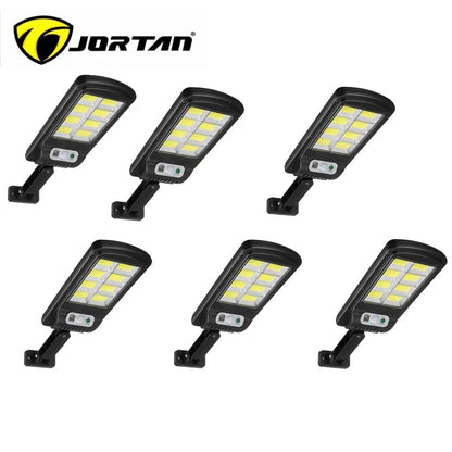 Set 6 x Lampi cu Incarcare Solara 8 celule 150W, Acumulator 2400mAh 160 LED-uri COB, telecomanda, Senzor de Miscare, Autonomie mare