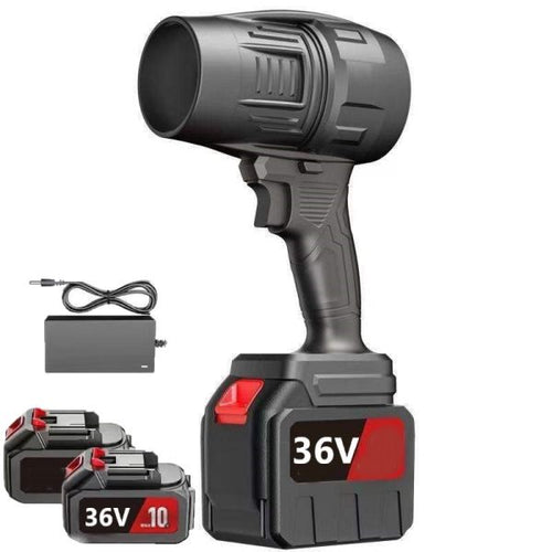 Suflantă de Aer Portabilă 36V, cu 2 Acumulatori 3000mAh, 4 Viteze, 32.000 RPM, Pentru Frunze, Praful din Curte, Grătar sau Zăpadă Ușoară - Imagine 2