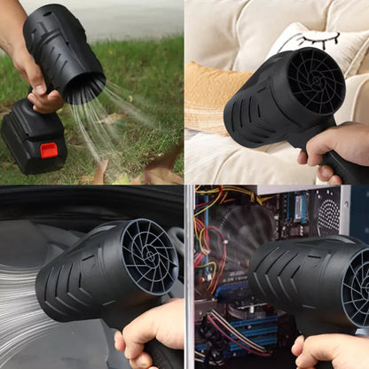 Suflantă de Aer Portabilă 36V, cu 2 Acumulatori 3000mAh, 4 Viteze, 32.000 RPM, Pentru Frunze, Praful din Curte, Grătar sau Zăpadă Ușoară