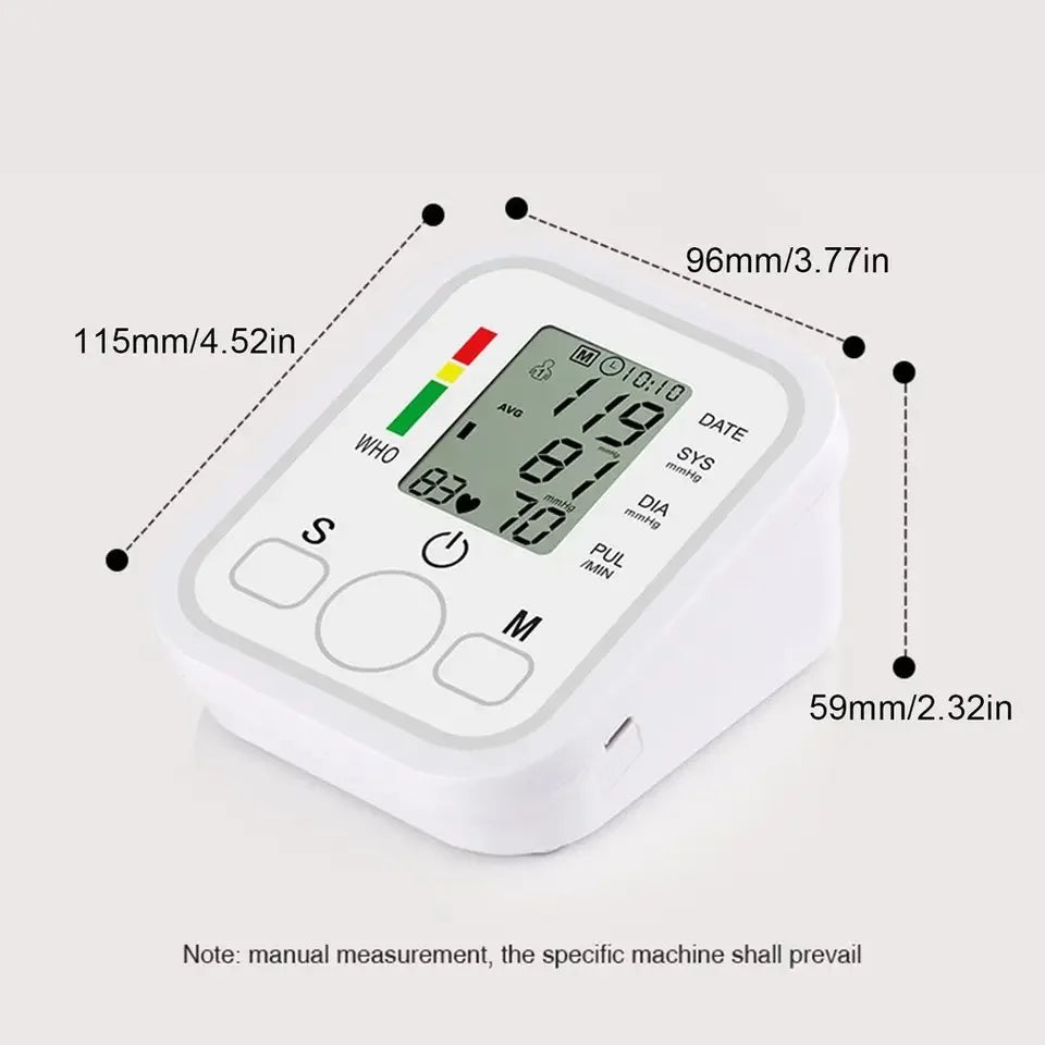 Tensiometru Digital Electronic de Încheietură, Ecran LCD Mare, Măsurare Rapidă și Precisă, Detectare Bătăi Neregulate, Memorie pentru 2 Utilizatori, Indicator WHO, Oprire Automată, Aparat Automat pentru Măsurarea Tensiunii Arteriale și Pulsului