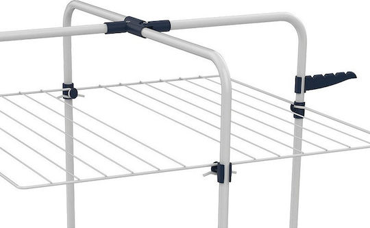 Uscător de Rufe Vertical Pliabil cu 3 Etaje și Roți Extensibil Design Compact si Rezistent din Aluminiu