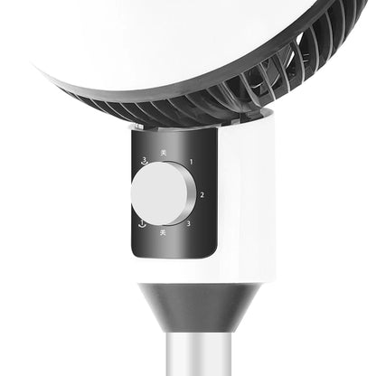 Ventilator cu picior, 3 trepte de viteza, 40W, cu circulatie a aerului, oscilatie 60°, inclinare 90°, silentios