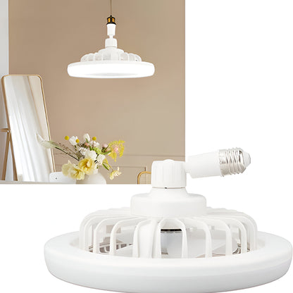 Ventilator de Tavan Tip Lustra, Telecomanda, iluminat LED, 23W, Reglare unghi 360°, Lumina reglabila, Silentios