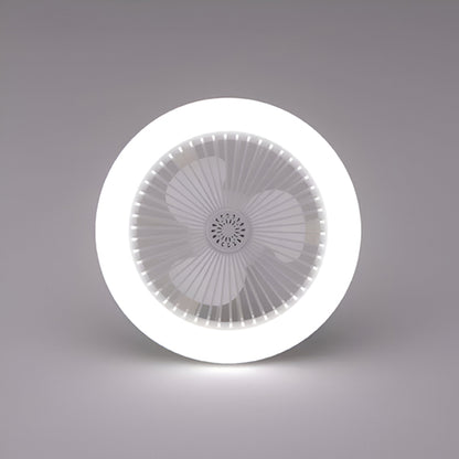 Ventilator de Tavan Tip Lustra, Telecomanda, iluminat LED, 23W, Reglare unghi 360°, Lumina reglabila, Silentios